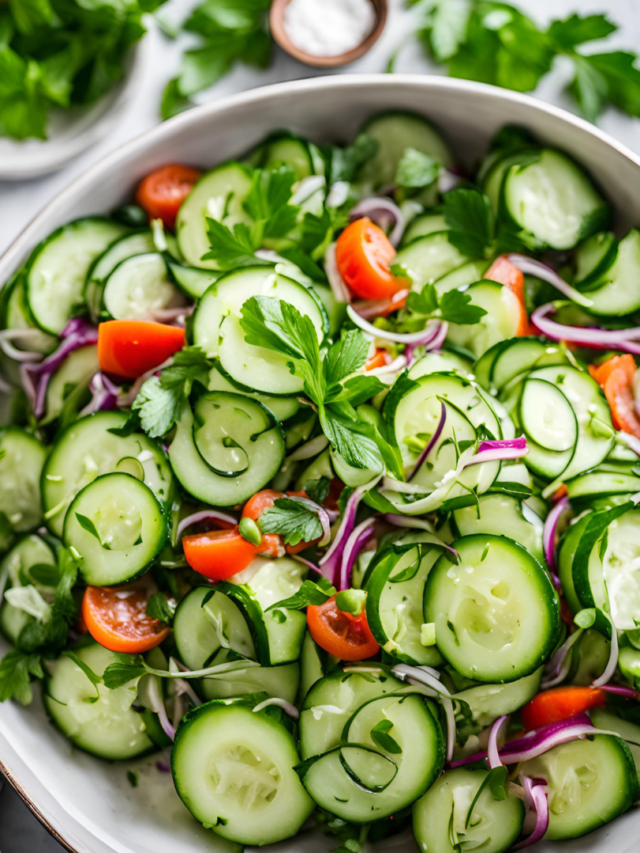 Cucumber Salads: A Refreshing Boost to Your Diet